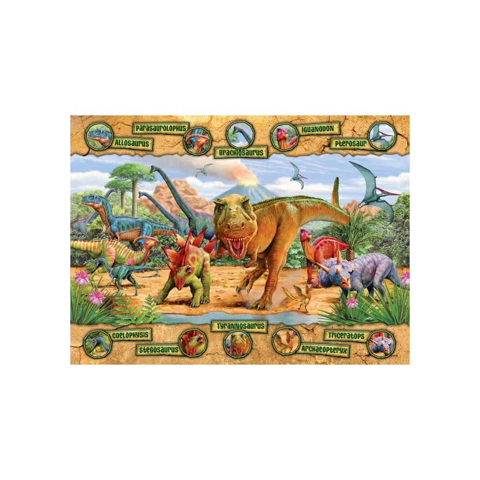 Jigsaw Puzzle - 100 Pieces - Maxi - Dinosaur's Era