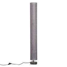 (Grey) Homcom 120cm Column Floor Lamp With Linen Shade