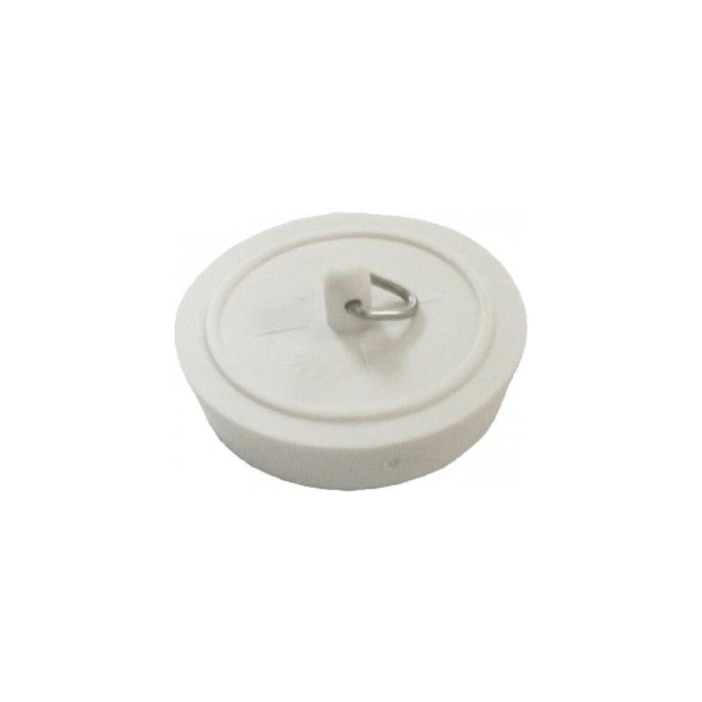 White Sink and Bath Plug 44 Millimetre