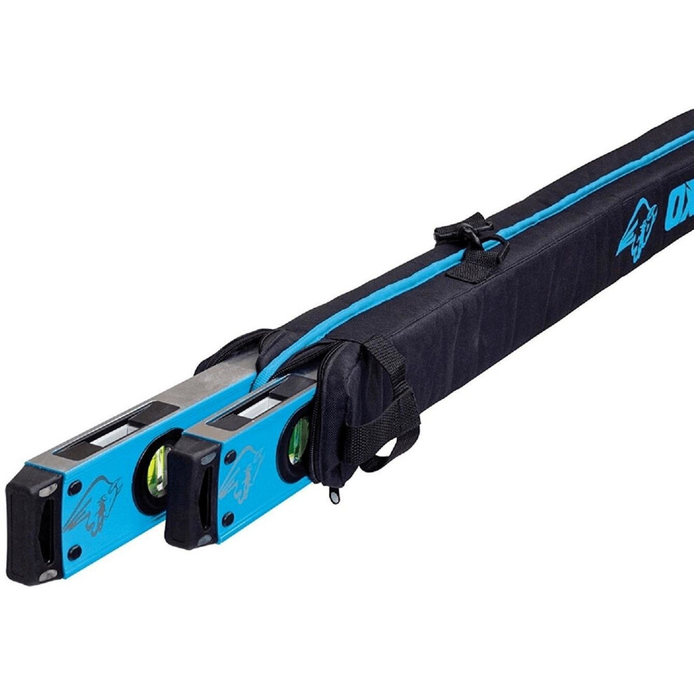 Ox Spectrum Pro Heavy Duty Shockproof Spirit Level and Pro Level Bag Kit