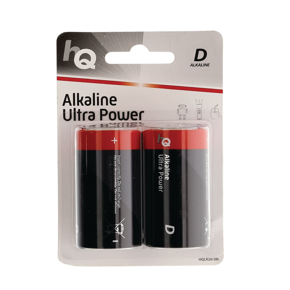 Alkaline D Cells Pack Of Two
