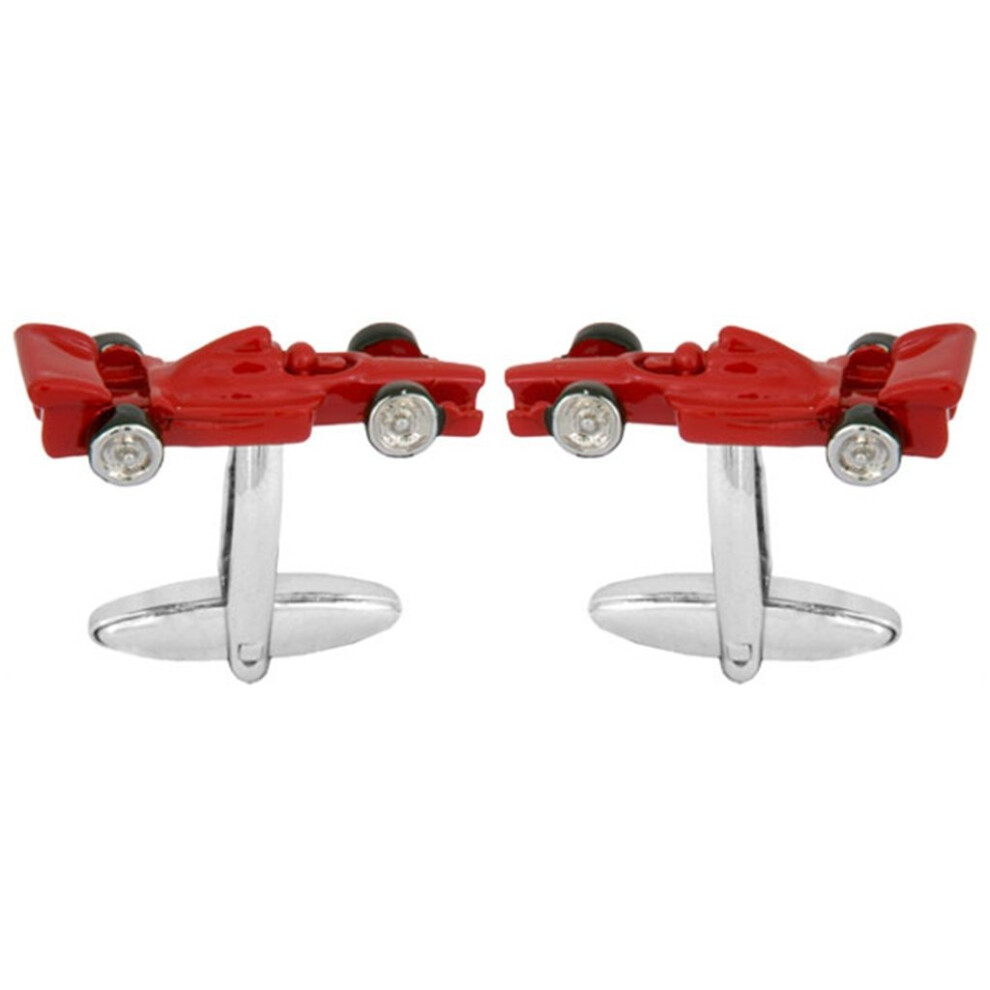 Novelty Racing Car Cufflinks