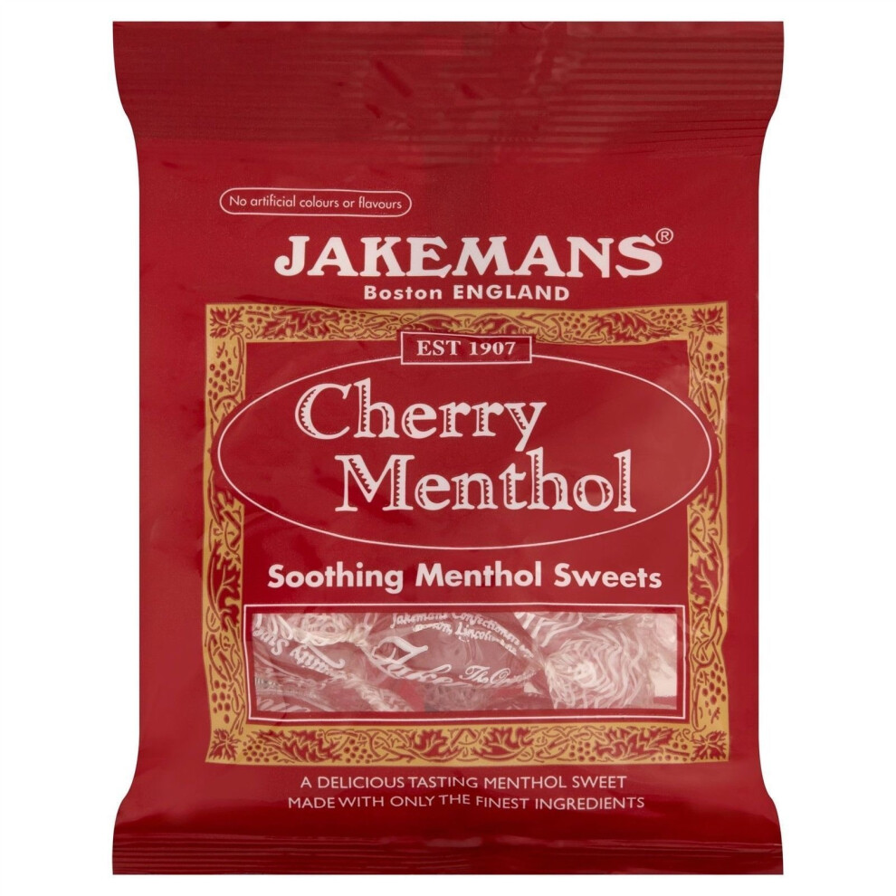 Jakemans (Cherry) Soothing Menthol Sweets Lozenges 73G