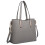 Miss Lulu (Grey) 3pc Women's PU Leather Handbag Set 2