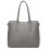 Miss Lulu (Grey) 3pc Women's PU Leather Handbag Set 4