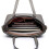 Miss Lulu (Grey) 3pc Women's PU Leather Handbag Set 6