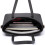 Miss Lulu (Black) 3pc Women's PU Leather Handbag Set 6