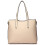 Miss Lulu (Beige) 3pc Women's PU Leather Handbag Set 5