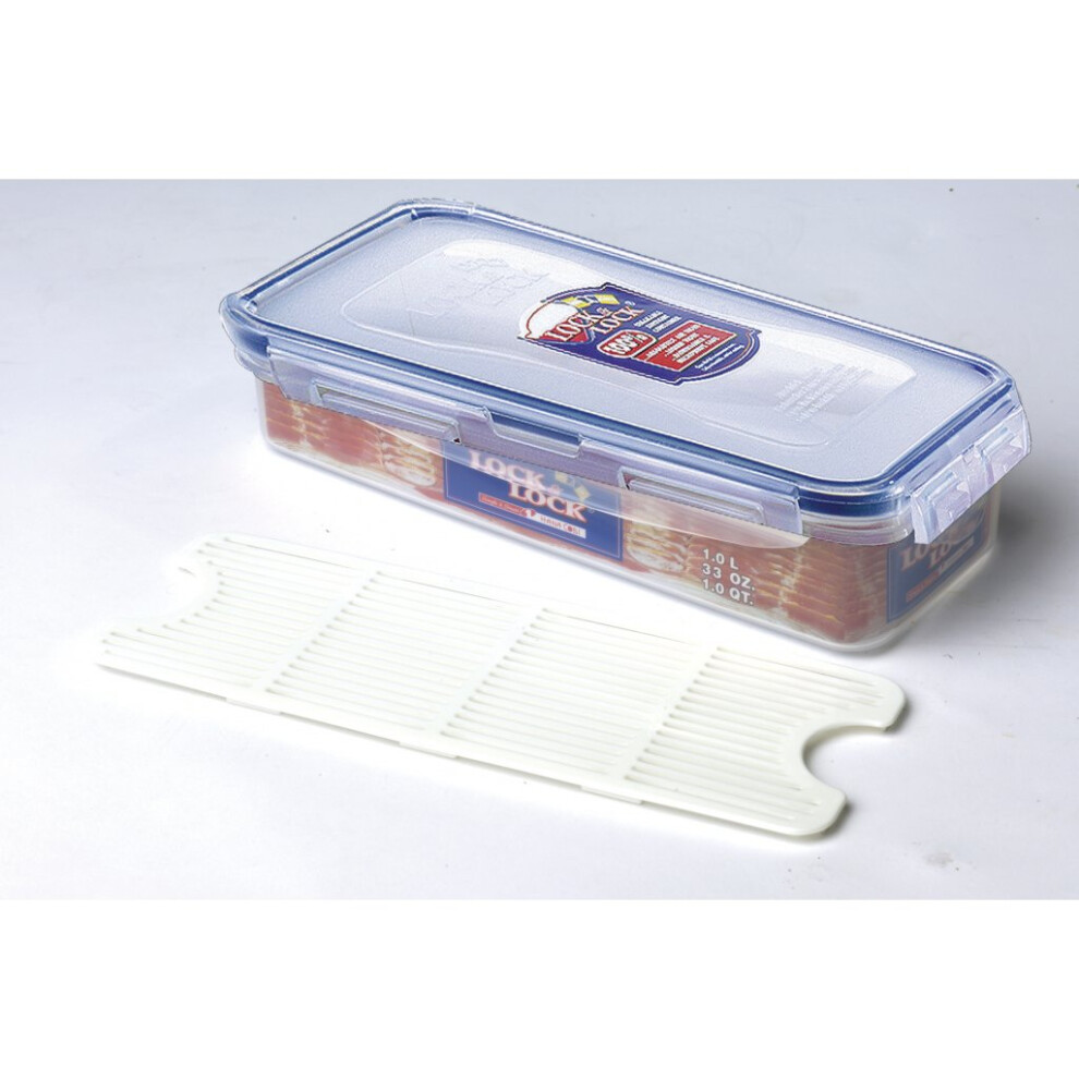 Lock & Lock Bacon Box With Freshness Tray 1L