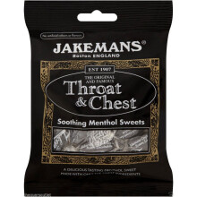 (Throat & Chest) Jakemans Soothing Menthol Sweets Lozenges 73g
