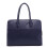 Miss Lulu (Navy 1726) Miss Lulu Women's Faux Leather Laptop Handbag 3