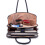 Miss Lulu (Navy 1726) Miss Lulu Women's Faux Leather Laptop Handbag 6