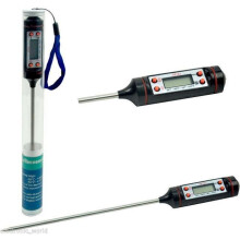 Termómetro digital de cocina con sonda para alimentos, barbacoa, carne, filete, pavo, vino y mermelada