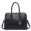 Miss Lulu (Black 1726) Miss Lulu Women's Faux Leather Laptop Handbag 2