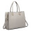 Miss Lulu (Grey 1509) Miss Lulu Women Large Shoulder Handbag Tote Bag 1