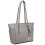Miss Lulu (Grey 1642) Women's Adjustable PU Leather Shoulder Bag 1