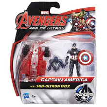 Marvel Avengers Age of Ultron Captain America vs Sub-Ultron 002 Action Figure Pack