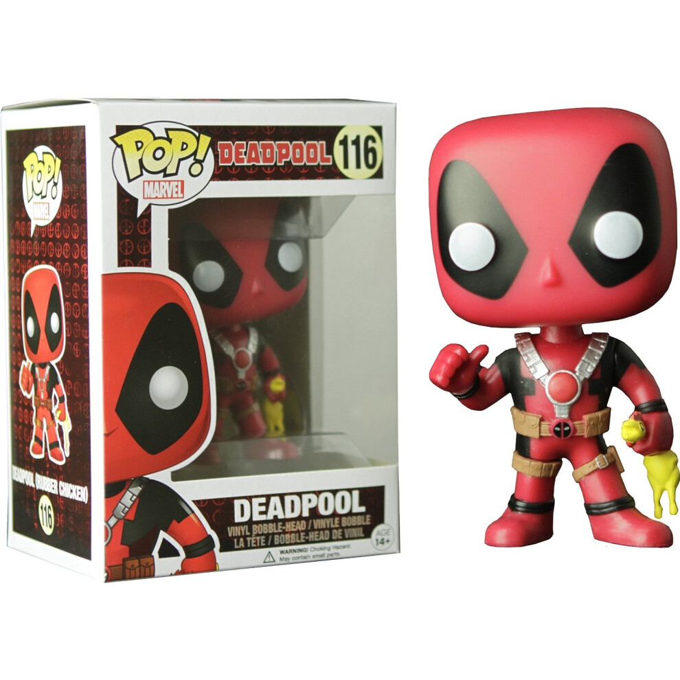 Funko POP! Marvel Deadpool with Rubber Chicken Exclusive 116