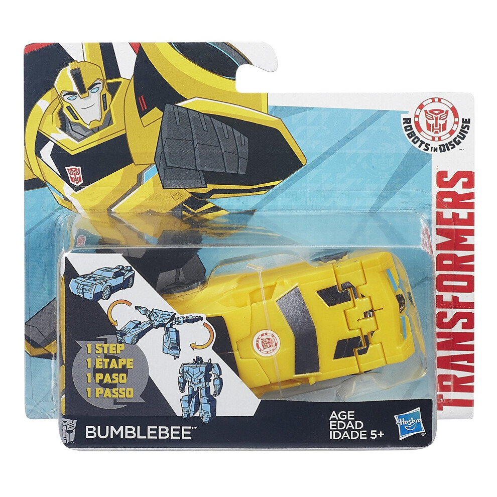 Transformers One Step Patrol Mode Bumblebee Action Figure New Sealed