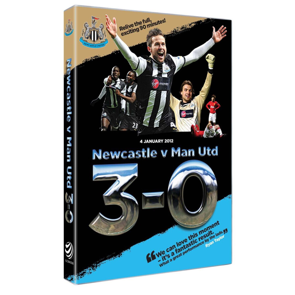 Newcastle United 3 v 0 Manchester United - January 2012 [DVD] New Sealed UK Region 2-image-OPC-P8WZT7-NEW