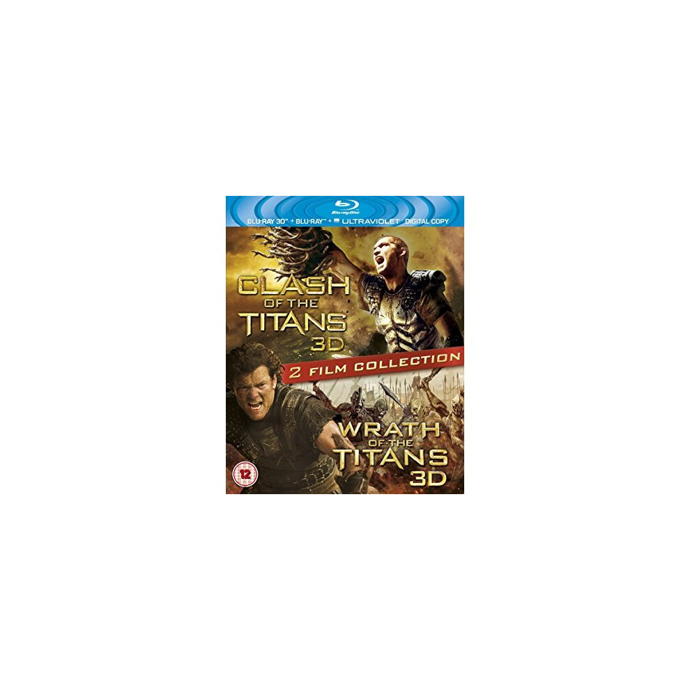 Clash Of The Titans 3D+2D / Wrath Of The Titans 3D+2D Blu-Ray [2012]