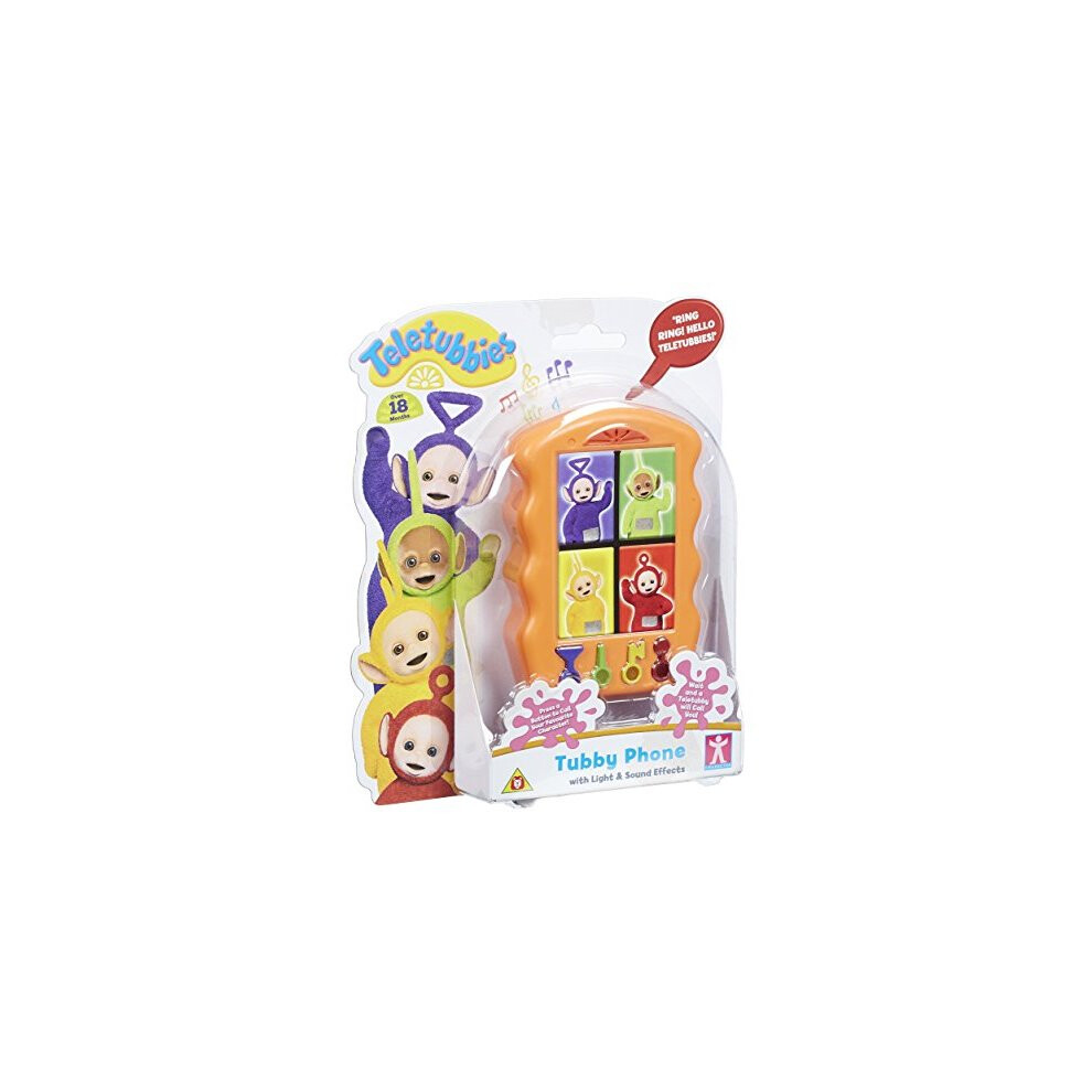 Teletubbies Tubby Phone Toy (Multi-Colour) Telephone With Light & Sound Effects