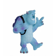 Estatueta Sulley - BULLYLAND - Disney Monsters and Co - 8 cm - Azul - Personagens em miniatura