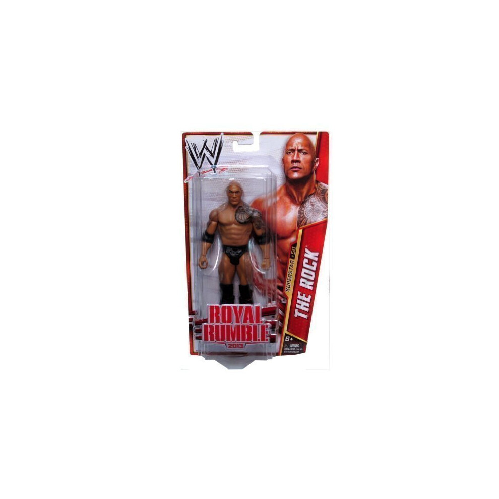 Wwe The Rock - Mattel Basic Series Figure New 2013