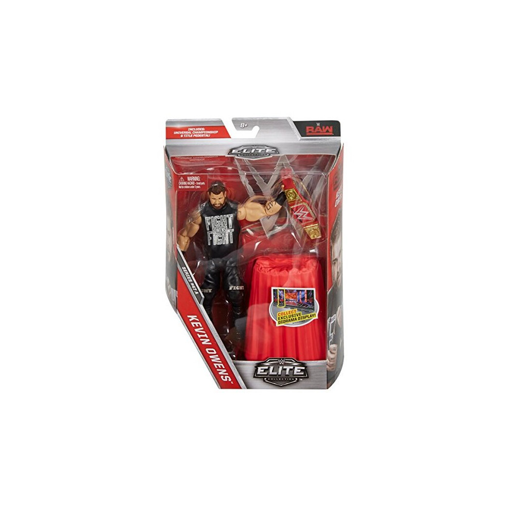 Wwe Kevin Owens Elite Series 47 A Mattel Wrestling Action Figure New Sealed