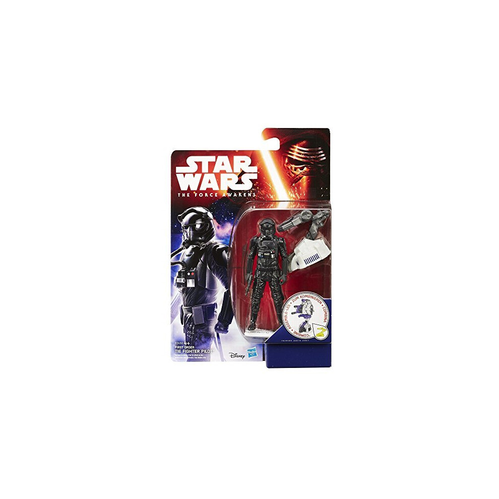 Star Wars Force Awakens 3.75 Inch Space Mission First Order Tie Fighter Pilot
