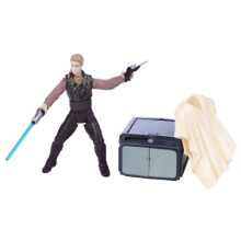 Star Wars Action Figure: Attack of the Clones Anakin Skywalker Outland Peasant Disguise w/Removable Poncho, Blaster & Storage Container