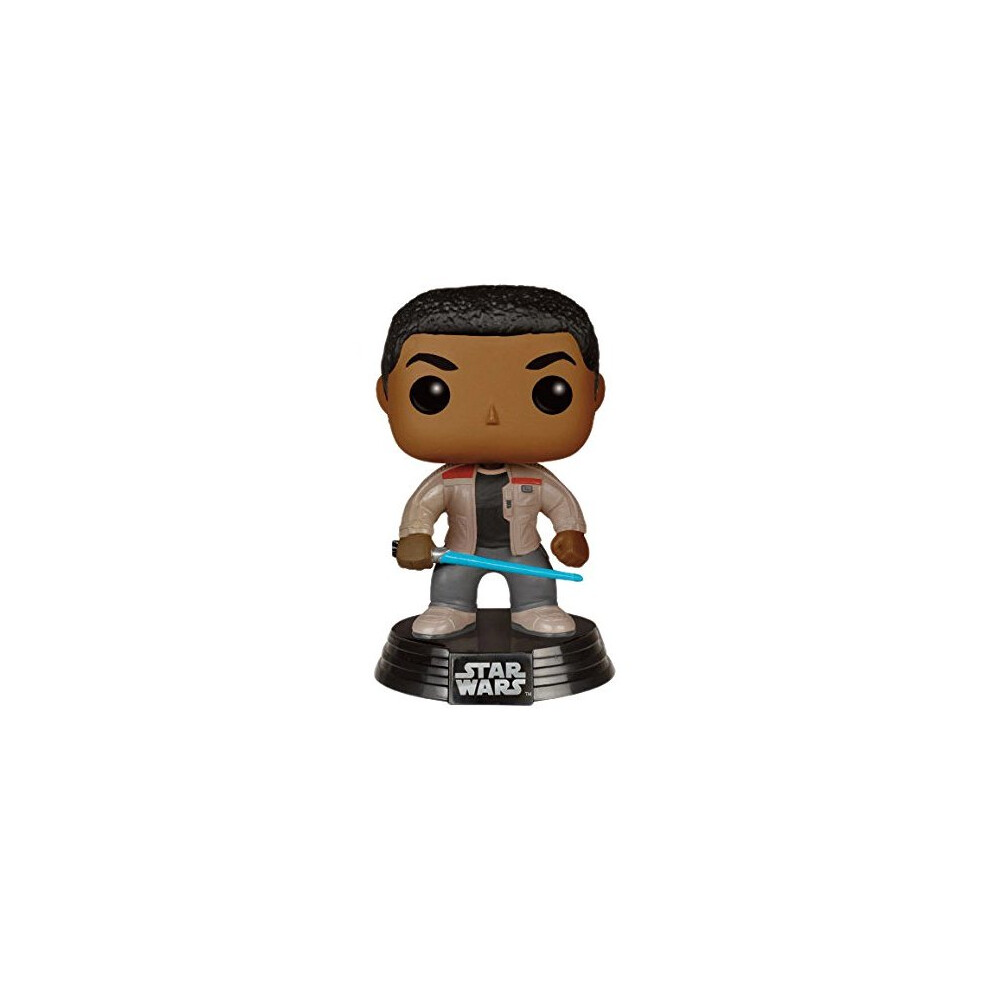 Funko 10 cm "POP Star Wars The Force Awakens Finn with Lightsaber Vinyl" Figure