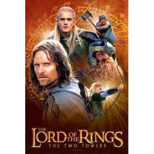Lord of the Rings The Two Towers (Aragorn, Legolas and Gimli) 500 piece