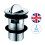 Bathroom Basin Sink Waste Chrome Flip Spin Top Plug Slotted Waste 2