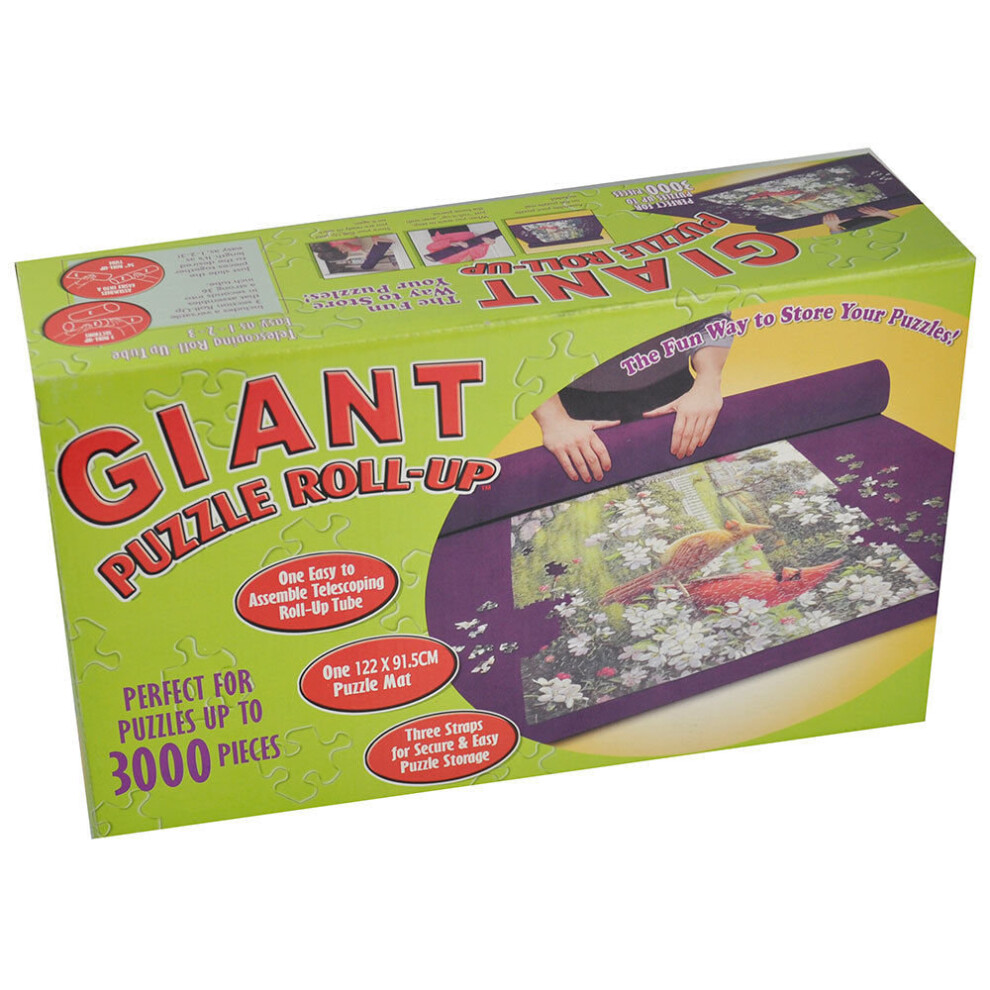 Giant Jumbo Jigsaw Roll Up Puzzle Store Storage Mat Tube