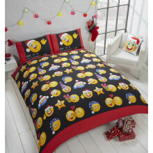 (Single) Christmas Icons cotton blend duvet cover
