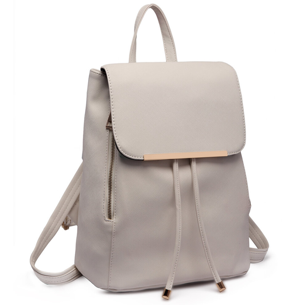 (Light Grey 1669) Miss Lulu Women's Fashion Backpack