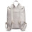 Miss Lulu (Light Grey 1669) Faux Leather Women's Fashion Backpack 3
