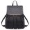 Miss Lulu (Black 1669) Faux Leather Women's Fashion Backpack 4