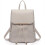 Miss Lulu (Light Grey 1669) Faux Leather Women's Fashion Backpack 2