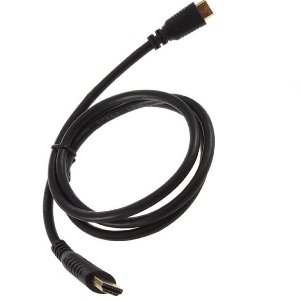 (HDMI 2 Meter) MINI HDMI TYPE C MALE PLUG TO HDMI CABLE