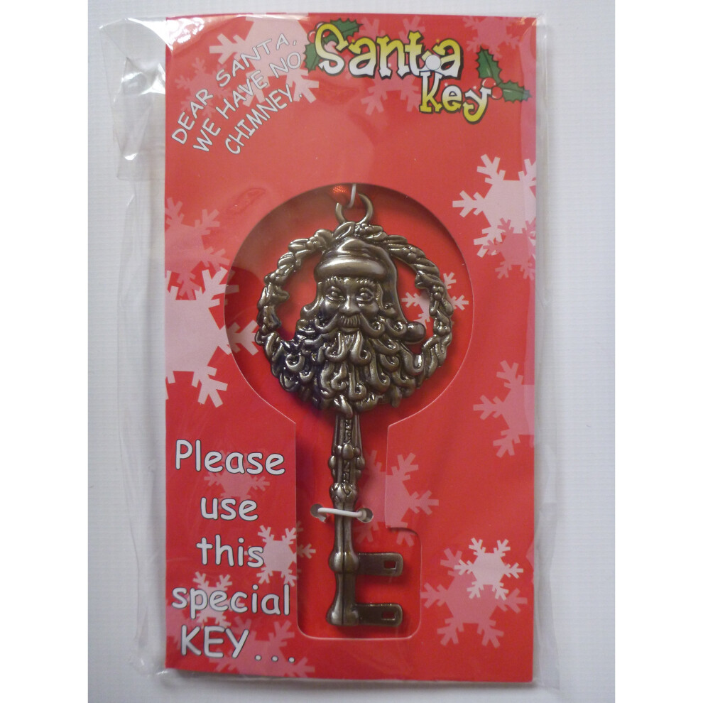 Metal Santa Key Magic - Dear Santa We Have No Chimney