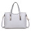 Miss Lulu (White) Miss Lulu Women's Shoulder Bag & Mini Pouch 2