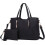 Miss Lulu (Black) Miss Lulu Women's Shoulder Bag & Mini Pouch 1