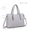 Miss Lulu (White) Miss Lulu Women's Shoulder Bag & Mini Pouch 8