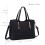 Miss Lulu (Black) Miss Lulu Women's Shoulder Bag & Mini Pouch 8