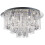 Searchlight Blue Led Flush Ceiling 8 Liught In Chrome 1