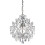 Searchlight 3 Light Chrome Pendant With Hexagonal Crystal Discs 1