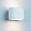 Searchlight Oval White Plaster Wall Light 1