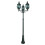 Searchlight Lampione da esterno Rustico-Country Bel Aire Alluminio Nero 3 Luci E27 1